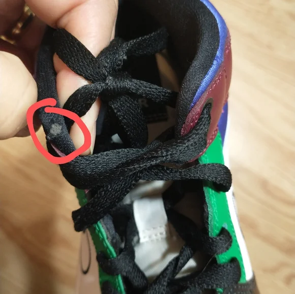 Size 8- Jordan 1 Mid SE Black/Multicolor/White 2020 Excellent Condition - Picture 12 of 12